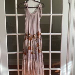 Free People Floral Print Maxi Dress